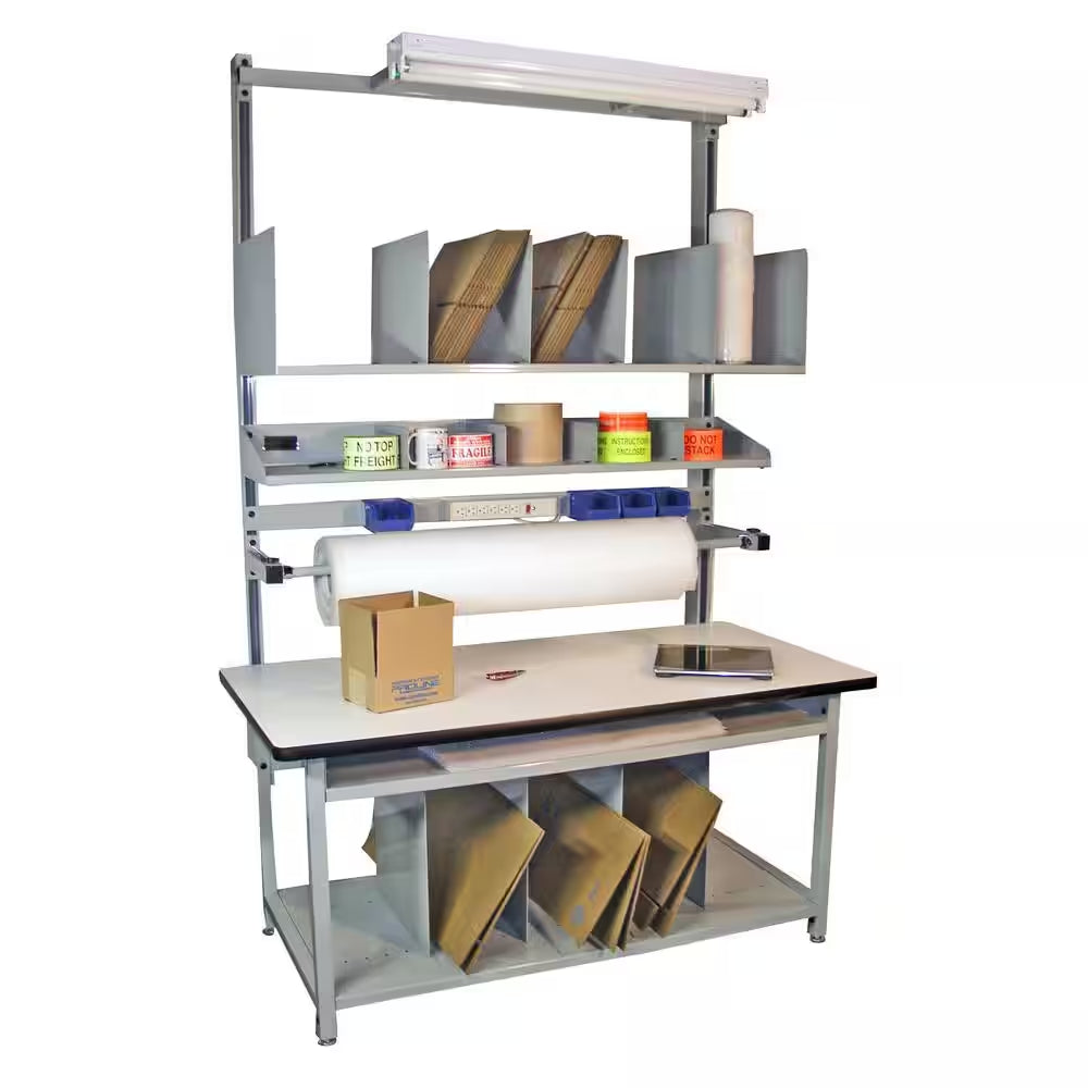 72 In. W X 30 In. D Workbench with Laminate Top